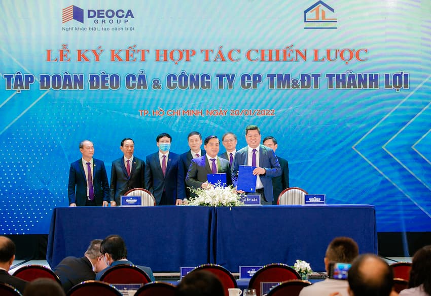 Tập đoàn Đèo Cả ký thỏa thuận hợp tác cùng Công ty thương mại - Đầu tư Xây dựng Thành Lợi