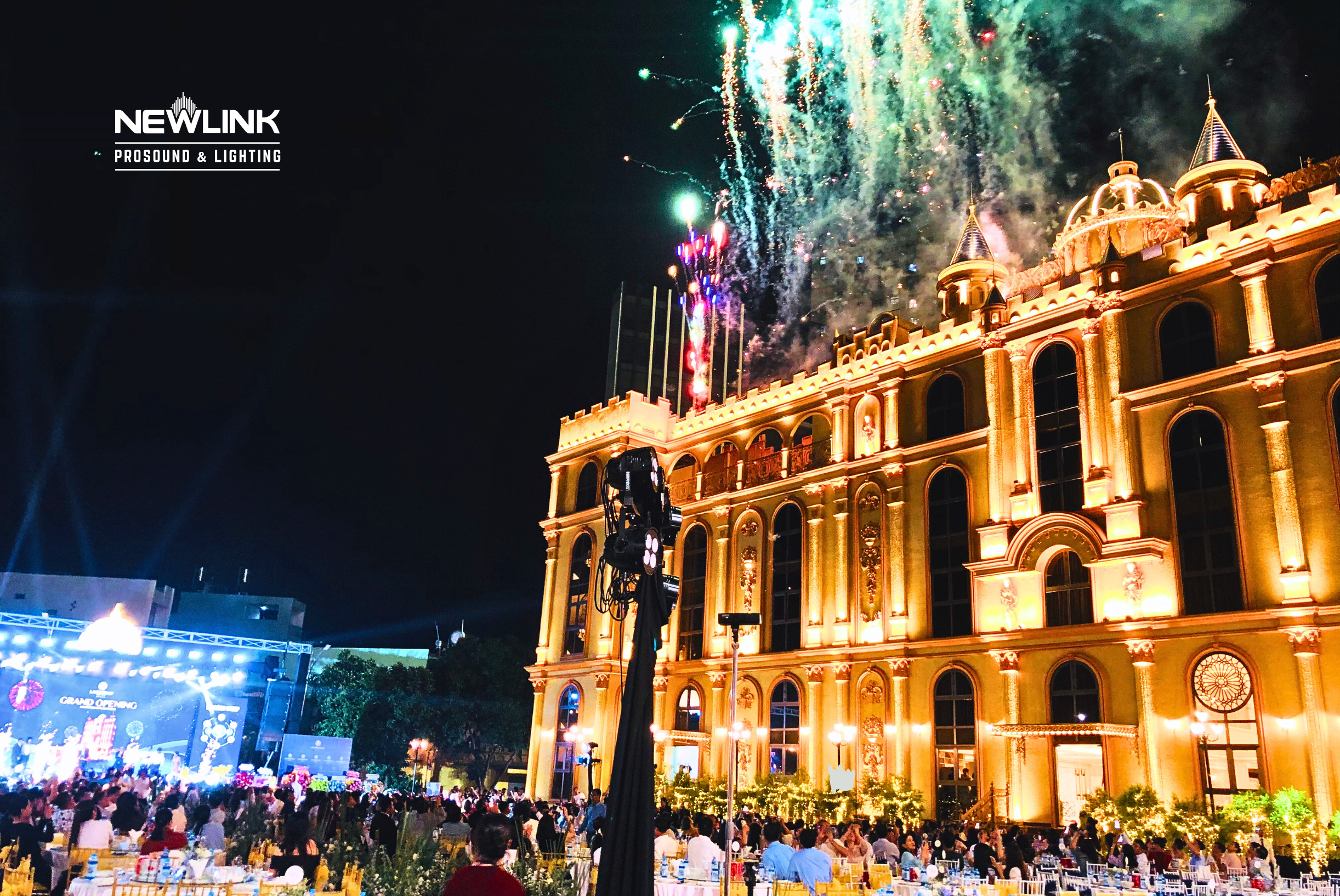 DỊCH VỤ ÂM THANH ÁNH SÁNG SỰ KIỆN CHO GRAND OPENING LA CHATEAU HOTEL TẠI TP. HỒ CHÍ MINH